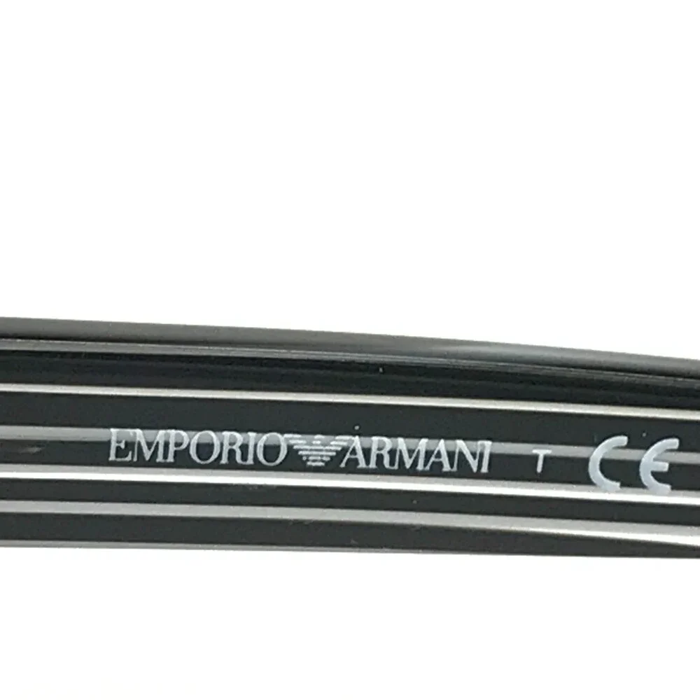 Emporio Armani Eyeglasses Frames EA3084 5017 Black Gray Clear Striped 52-16-140